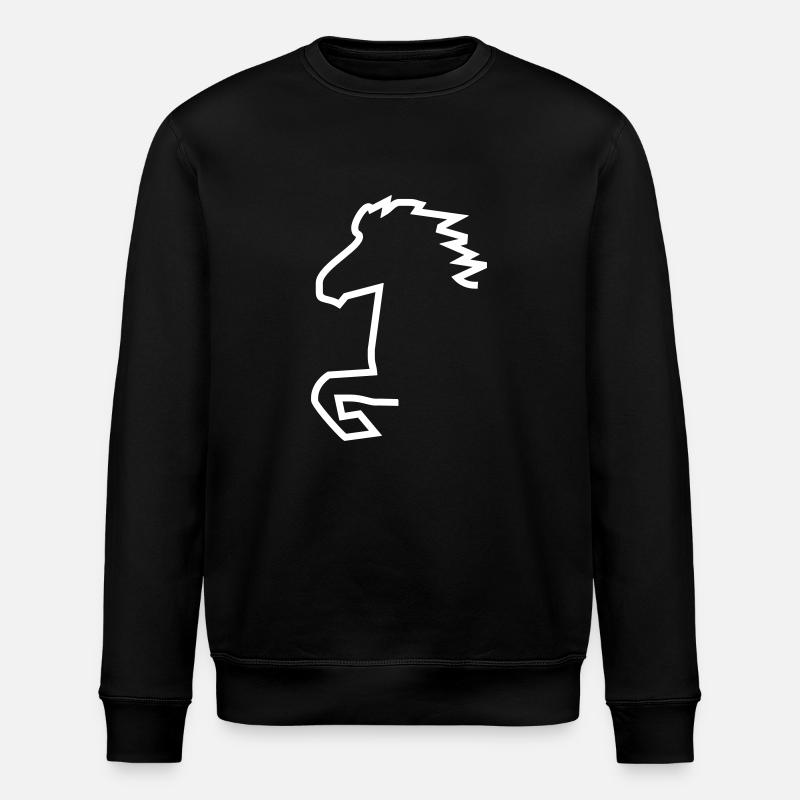 Islandpferd - Stanley/Stella Unisex Bio-Sweatshirt ROLLER - Schwarz