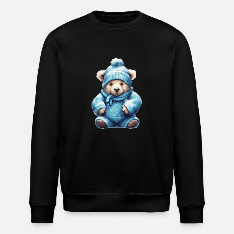 Teddy bleu 2 - Sweat bio ROLLER Stanley/Stella Unisexe - noir