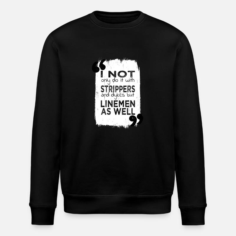 electronics training electrician prop - Stanley/Stella ROLLER Unisex Organic Sweatshirt - black