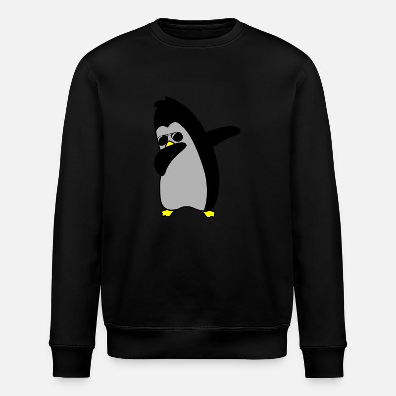 Pingouin Dabbing 02 - Sweat bio ROLLER Stanley/Stella Unisexe - noir