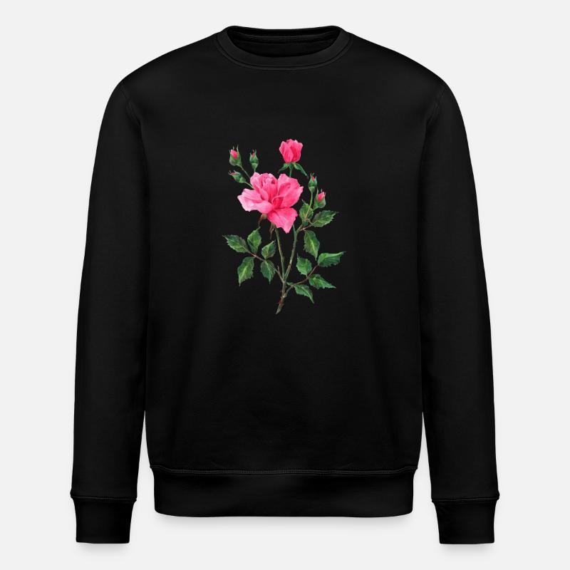 Fleur - Sweat bio ROLLER Stanley/Stella Unisexe - noir