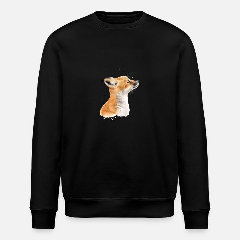 Fuchs - Stanley/Stella Unisex Bio-Sweatshirt ROLLER - Schwarz