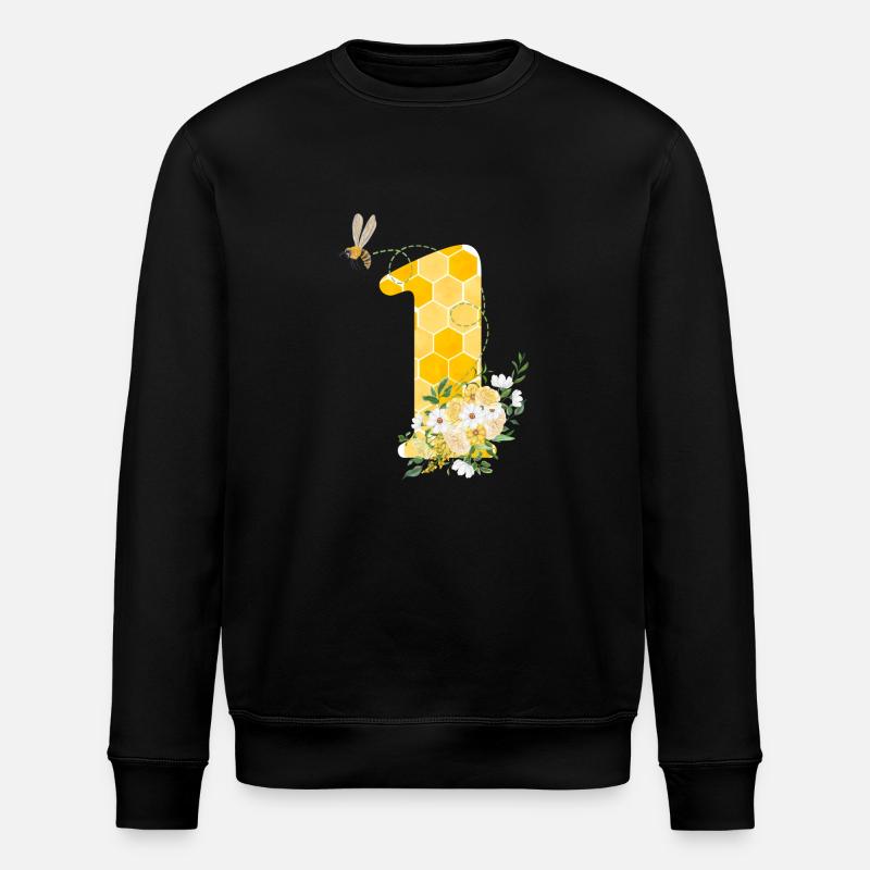1e anniversaire abeille - Sweat bio ROLLER Stanley/Stella Unisexe - noir