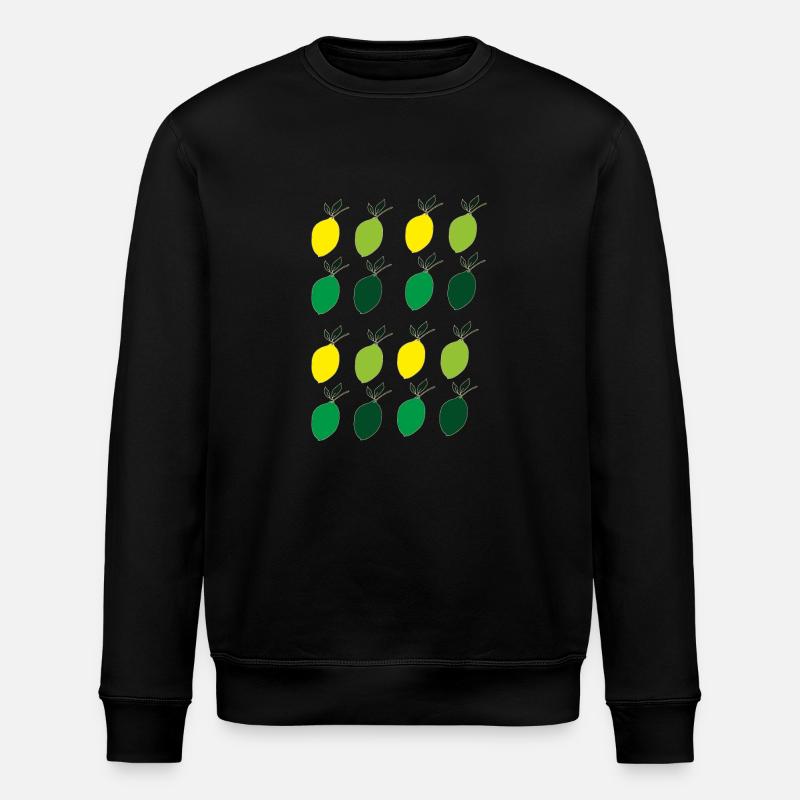 zitronen haufen - Stanley/Stella Unisex Bio-Sweatshirt ROLLER - Schwarz