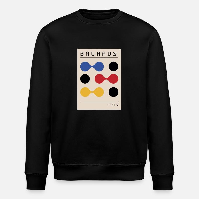 Bauhaus Kunst 1919 - Stanley/Stella Unisex Bio-Sweatshirt ROLLER - Schwarz