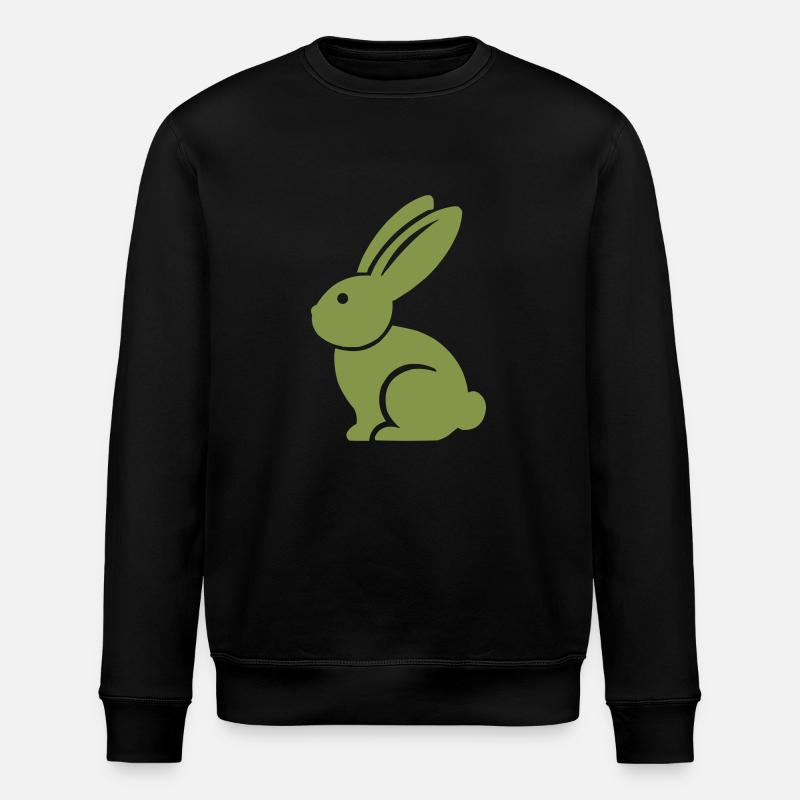 Rabbit Rabbit - Stanley/Stella ROLLER Unisex Organic Sweatshirt - black