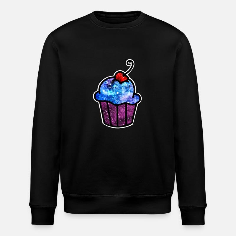 Kosmischer Cupcake - Stanley/Stella Unisex Bio-Sweatshirt ROLLER - Schwarz