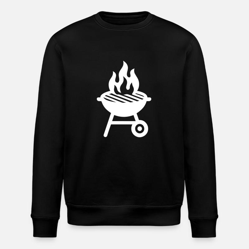 Grill Symbol - Stanley/Stella Unisex Bio-Sweatshirt ROLLER - Schwarz
