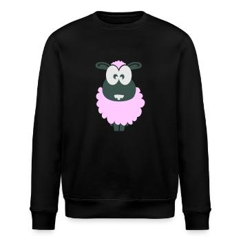 little sheep - Sweat bio ROLLER Stanley/Stella Unisexe - noir - Devant - Nik (191cm)
