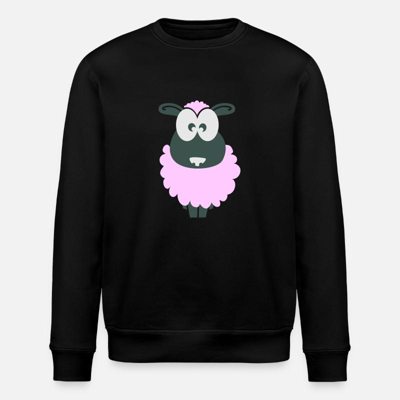 little sheep - Stanley/Stella Unisex Bio-Sweatshirt ROLLER - Schwarz