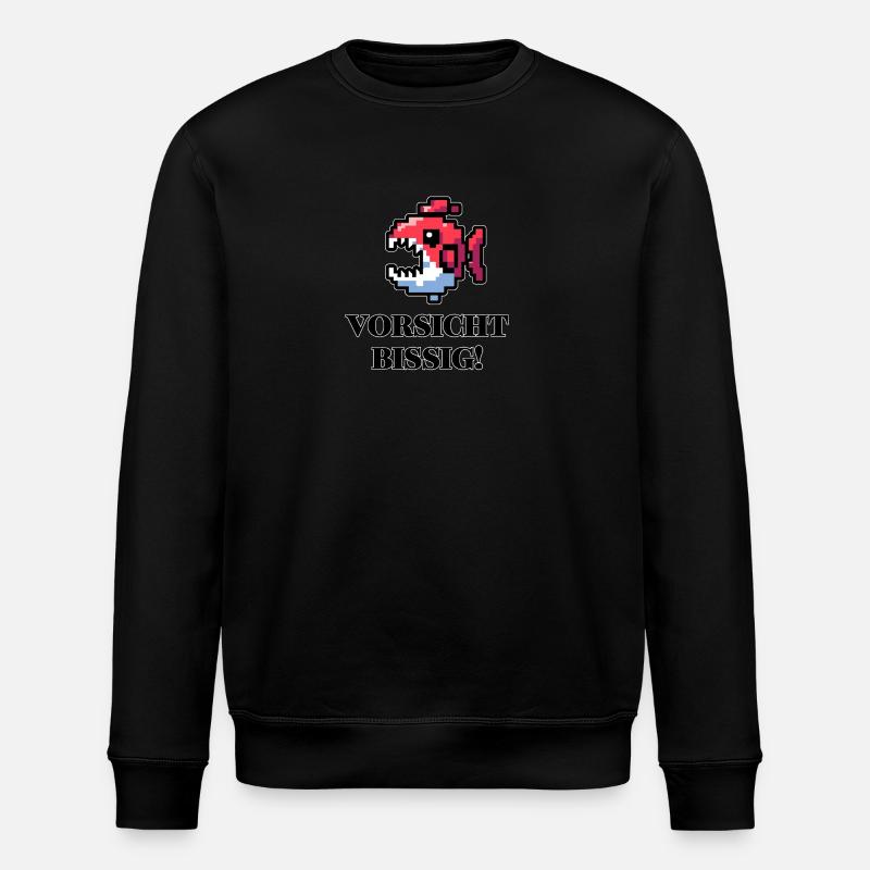 Attention Snappy - Funny Fish Design - Sweat bio ROLLER Stanley/Stella Unisexe - noir