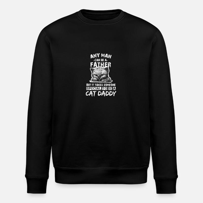 chats Papa - Sweat bio ROLLER Stanley/Stella Unisexe - noir