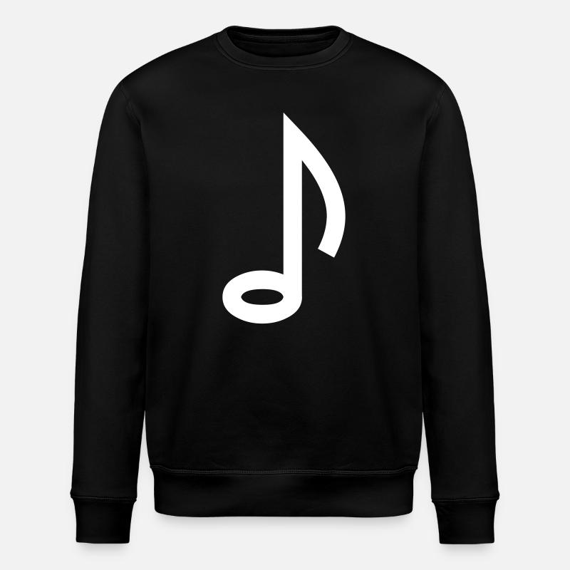 Note Icon - Stanley/Stella ROLLER Unisex Organic Sweatshirt - black