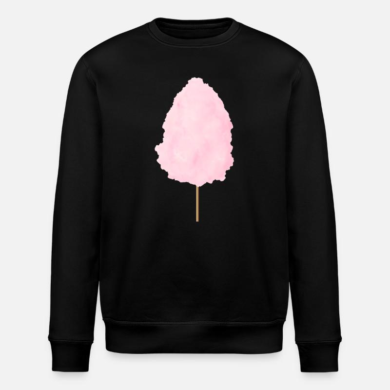 barbe à papa rose moelleux - Sweat bio ROLLER Stanley/Stella Unisexe - noir