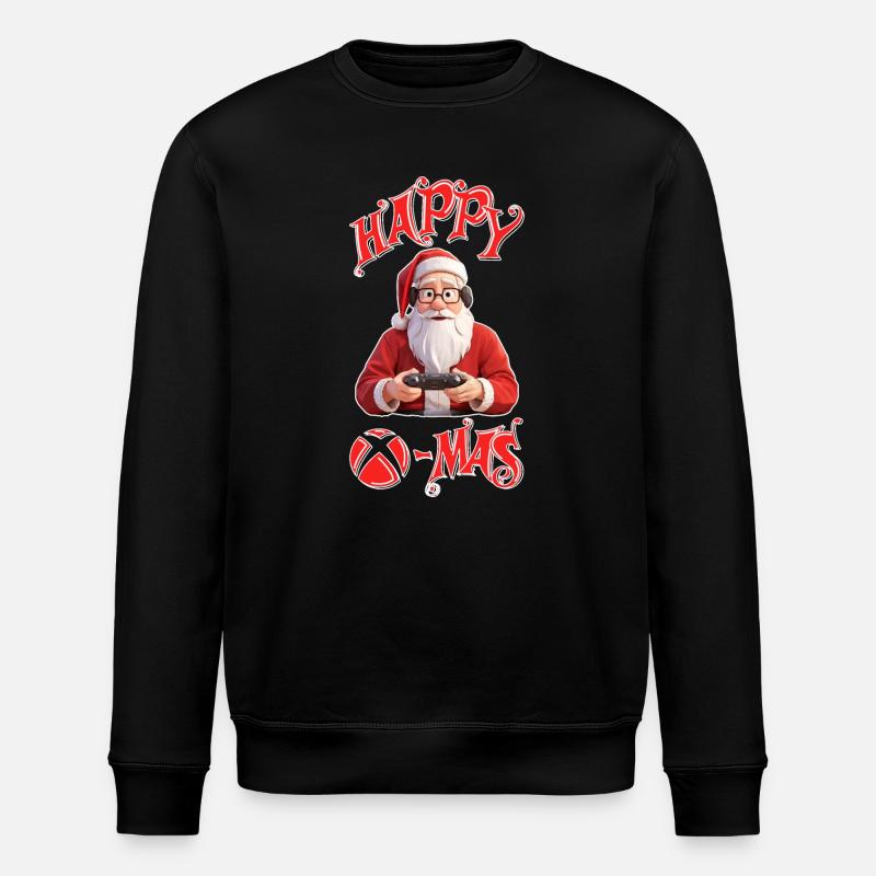 Joyeux X Mas - Sweat bio ROLLER Stanley/Stella Unisexe - noir