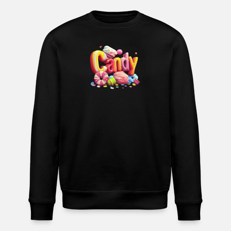Candy Lover - Stanley/Stella Unisex Bio-Sweatshirt ROLLER - Schwarz