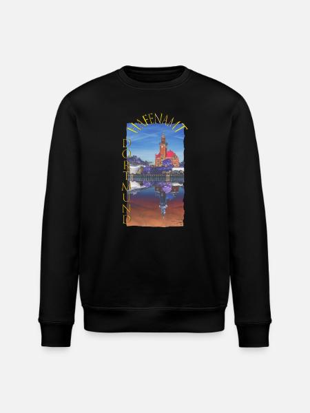 Historisches Dortmunder Hafenamt - Stanley/Stella Unisex Bio-Sweatshirt ROLLER - Schwarz