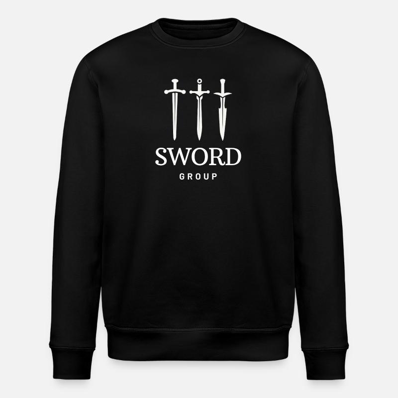 Sword_group - Stanley/Stella ROLLER Unisex Organic Sweatshirt - black
