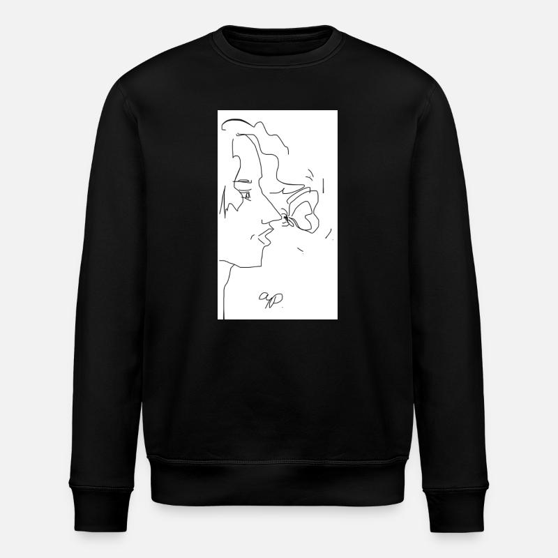 Baiser Papillon - Sweat bio ROLLER Stanley/Stella Unisexe - noir