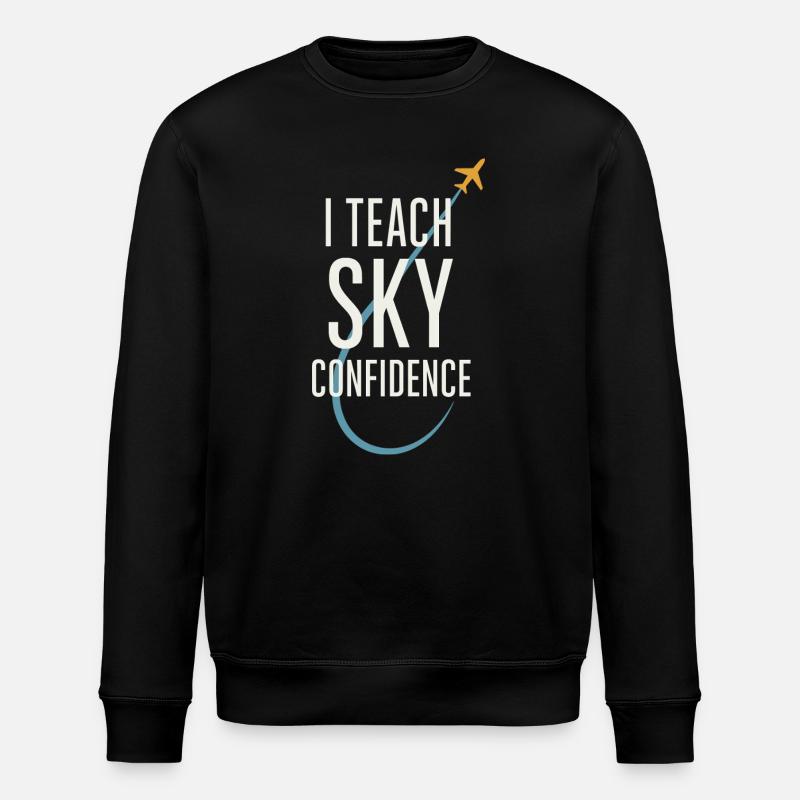 Fluglehrer Cfi Pilot Luftfahrtlehrer - Stanley/Stella Unisex Bio-Sweatshirt ROLLER - Schwarz