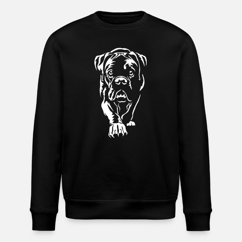 Boxer "Black Edition" - Stanley/Stella Unisex Bio-Sweatshirt ROLLER - Schwarz