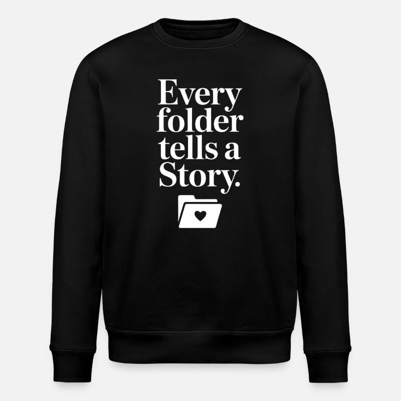Histoires de dossiers : Monochrome - Sweat bio ROLLER Stanley/Stella Unisexe - noir