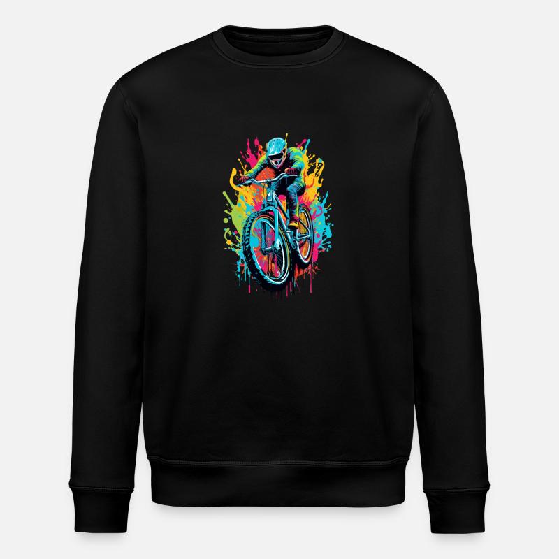 Descente VTT - Sweat bio ROLLER Stanley/Stella Unisexe - noir