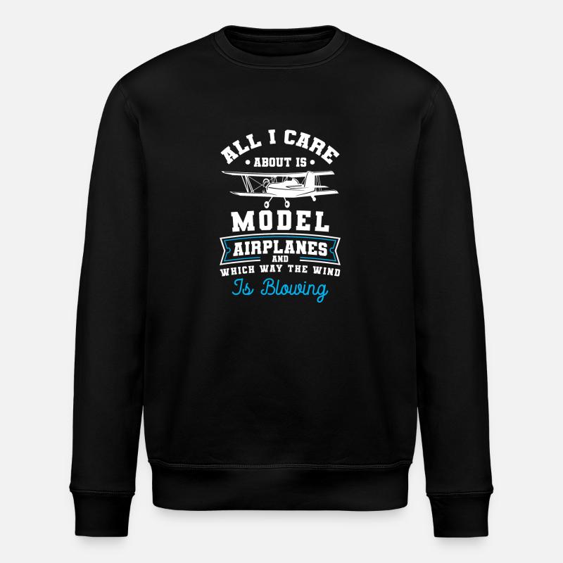 Maquette d’avion Pilote d’avion Maquette - Sweat bio ROLLER Stanley/Stella Unisexe - noir