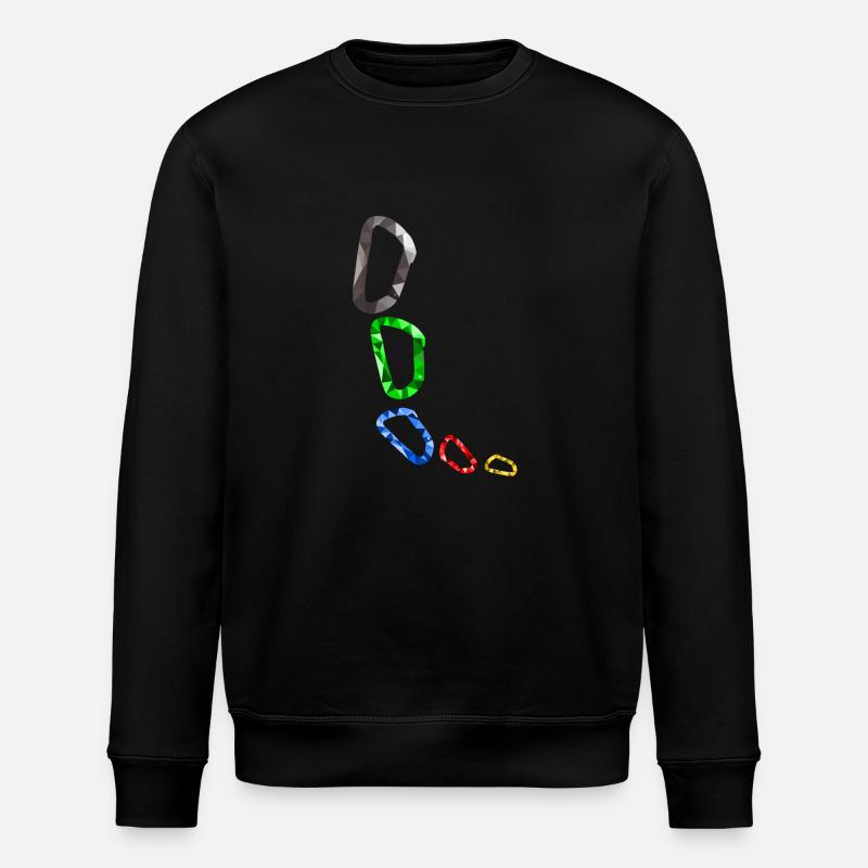 Karabiner - Stanley/Stella Unisex Bio-Sweatshirt ROLLER - Schwarz