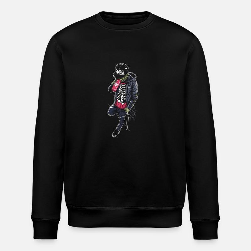 Cooles Zombie Swag Geschenk - Stanley/Stella Unisex Bio-Sweatshirt ROLLER - Schwarz