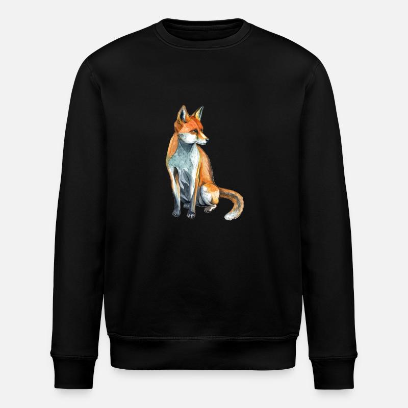 Fuchs - Stanley/Stella Unisex Bio-Sweatshirt ROLLER - Schwarz