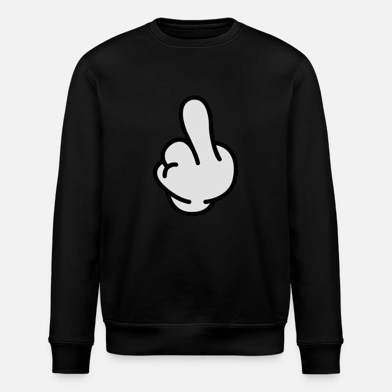 fuck_you_comic_02 - Stanley/Stella Unisex Bio-Sweatshirt ROLLER - Schwarz