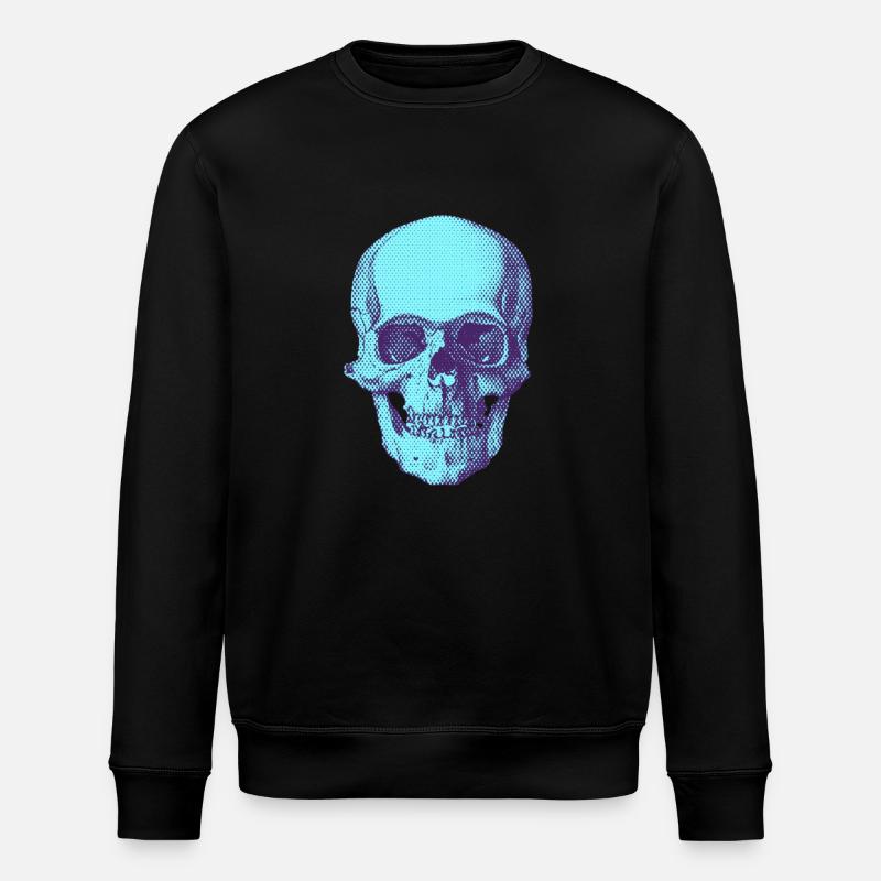 The skull is not dead - Stanley/Stella ROLLER Unisex Organic Sweatshirt - black