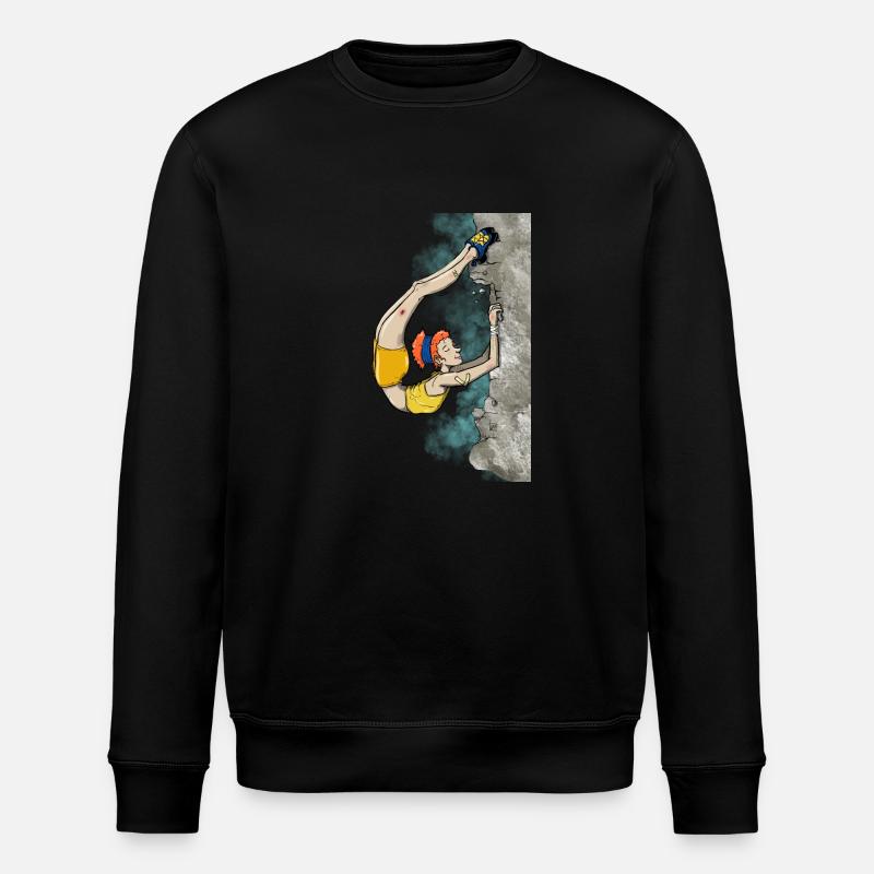 Grimpeur flexible - Sweat bio ROLLER Stanley/Stella Unisexe - noir