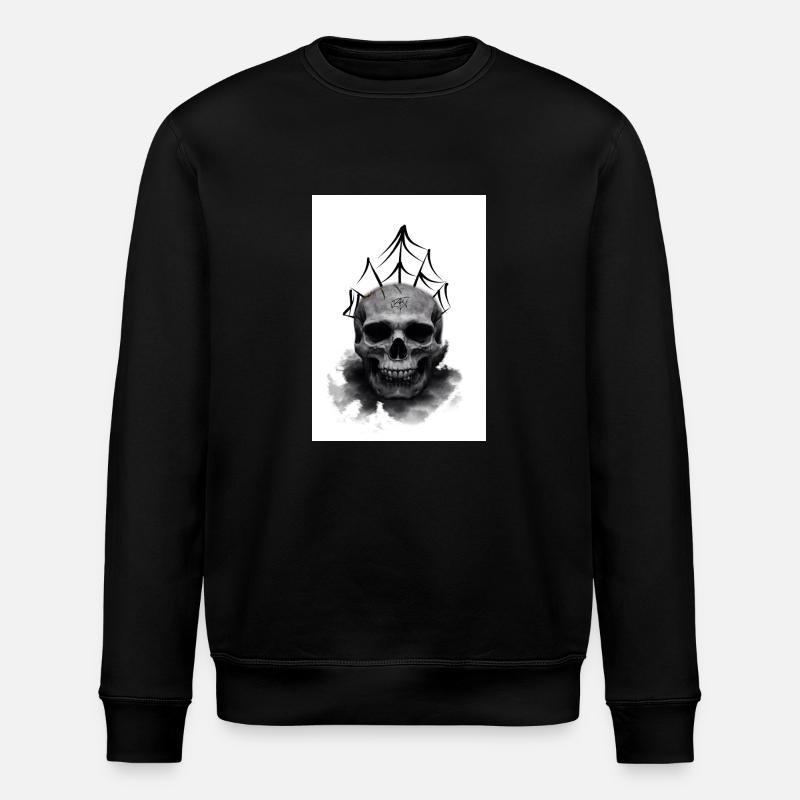 Deadhead Spider Skull - Stanley/Stella Unisex Bio-Sweatshirt ROLLER - Schwarz