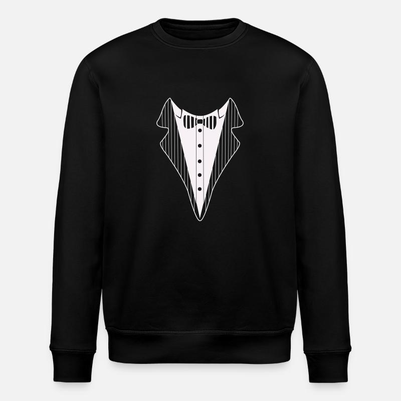 tuxedo hemd - Stanley/Stella Unisex Bio-Sweatshirt ROLLER - Schwarz