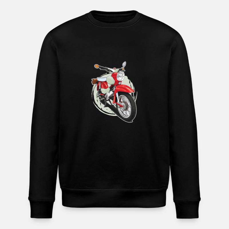 Étoile (rouge) // Illustration - Sweat bio ROLLER Stanley/Stella Unisexe - noir