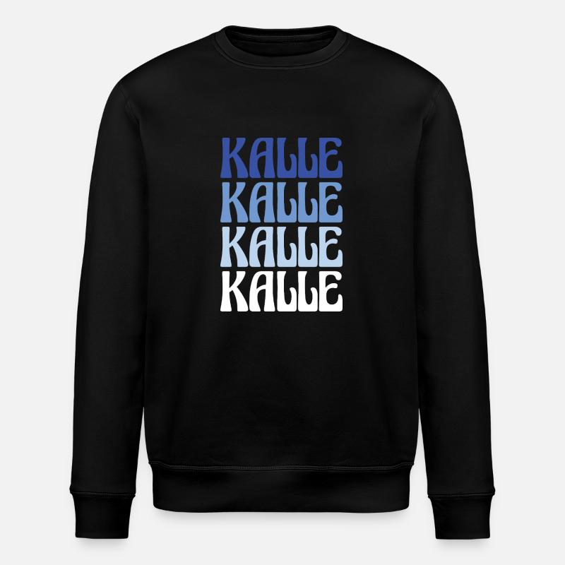 Kalle Karlsruhe Dialect Gift - Stanley/Stella ROLLER Unisex Organic Sweatshirt - black