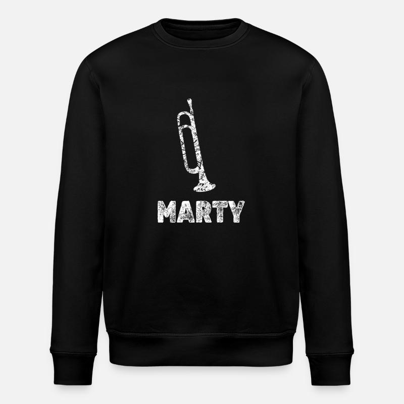 Marty als Blasmusik - Stanley/Stella Unisex Bio-Sweatshirt ROLLER - Schwarz