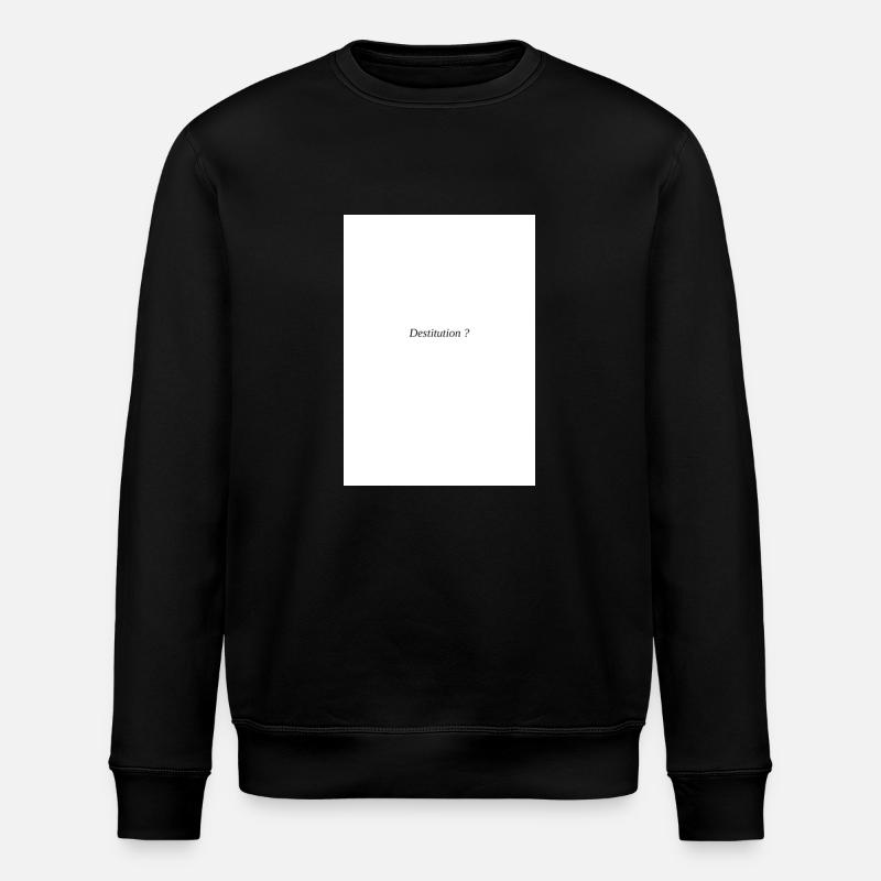 destitution - Sweat bio ROLLER Stanley/Stella Unisexe - noir
