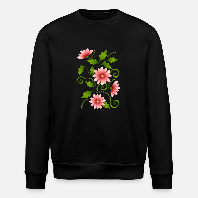 Fleur - Sweat bio ROLLER Stanley/Stella Unisexe - noir