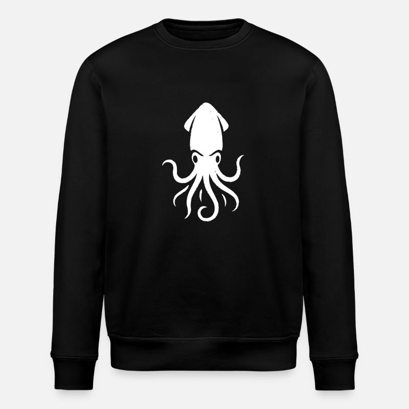 Squid - Stanley/Stella ROLLER Unisex Organic Sweatshirt - black