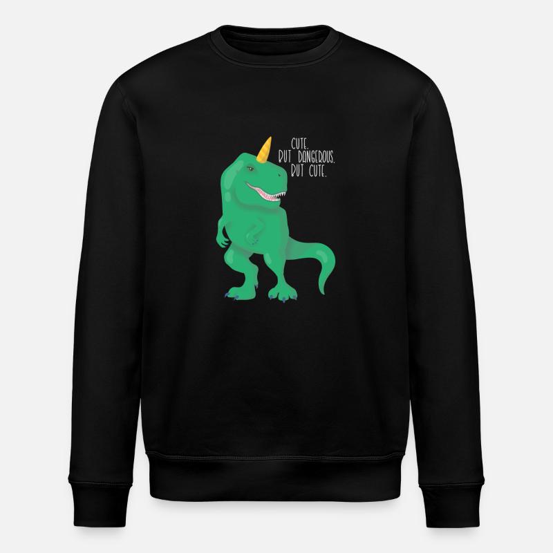 Dino Einhorn T-Rex - Sweat bio ROLLER Stanley/Stella Unisexe - noir