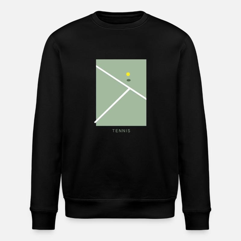 Tennis Art - Stanley/Stella Unisex Bio-Sweatshirt ROLLER - Schwarz