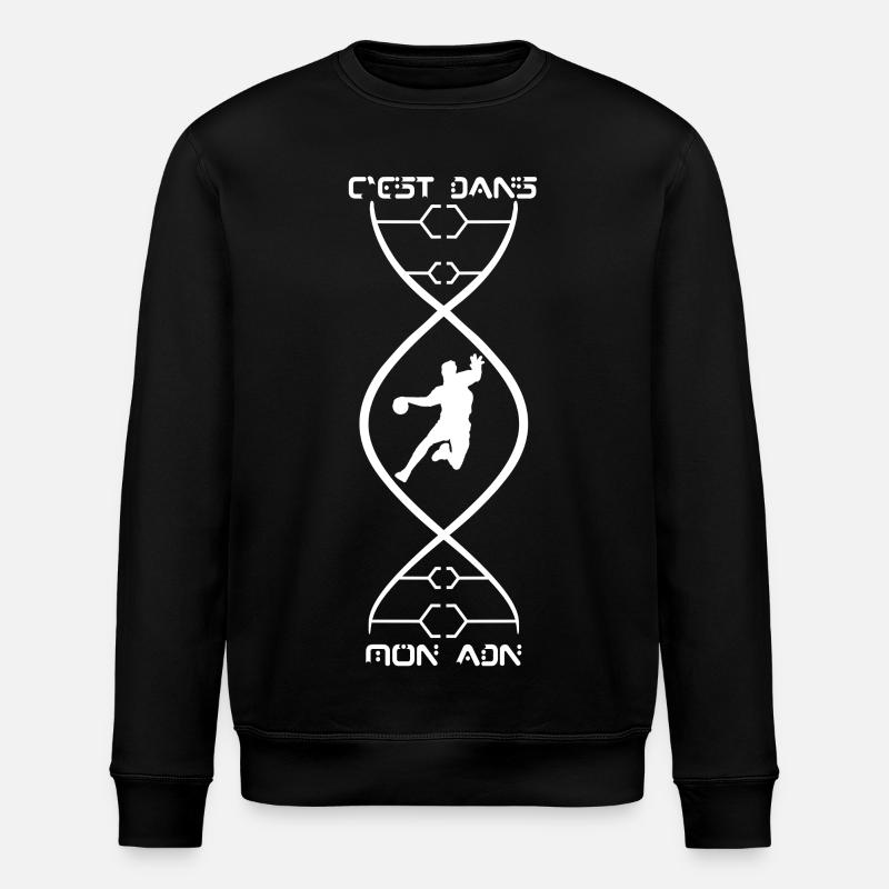 DNA Handball Man - Stanley/Stella Unisex Bio-Sweatshirt ROLLER - Schwarz