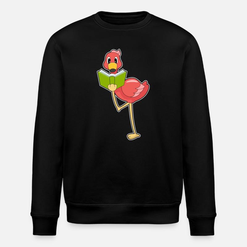 Livre Flamingo Nerd - Sweat bio ROLLER Stanley/Stella Unisexe - noir