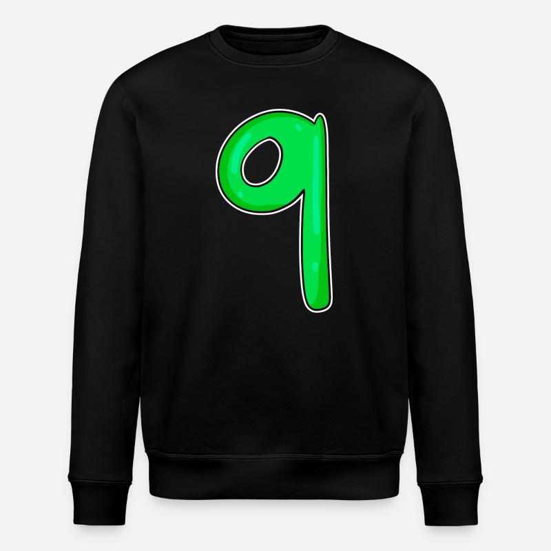 Numéro 9 - Neuf - 9 Motif - Sweat bio ROLLER Stanley/Stella Unisexe - noir