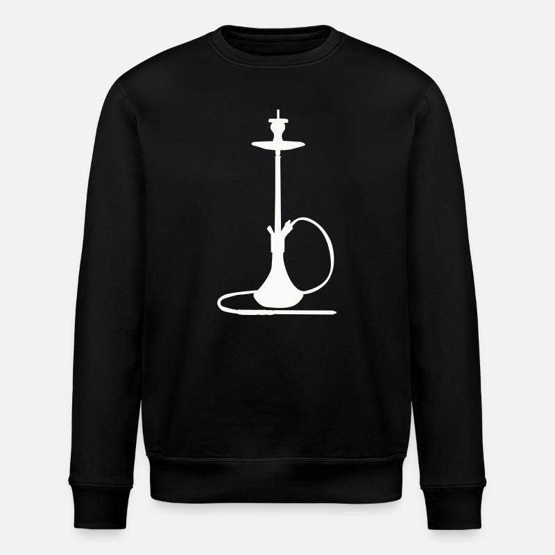 Shisha Silhouette - Stanley/Stella ROLLER Unisex Organic Sweatshirt - black
