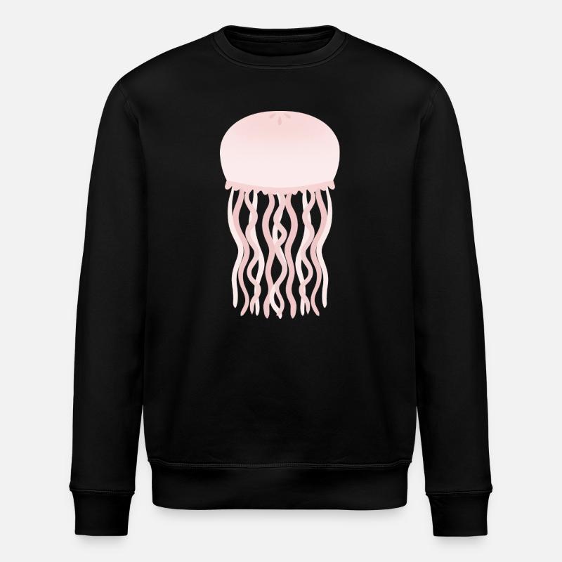 Pastel Quallen-Glanz - Stanley/Stella Unisex Bio-Sweatshirt ROLLER - Schwarz