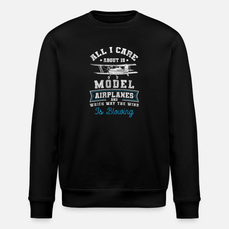 Maquette d’avion Loisir Voltige Voler - Sweat bio ROLLER Stanley/Stella Unisexe - noir